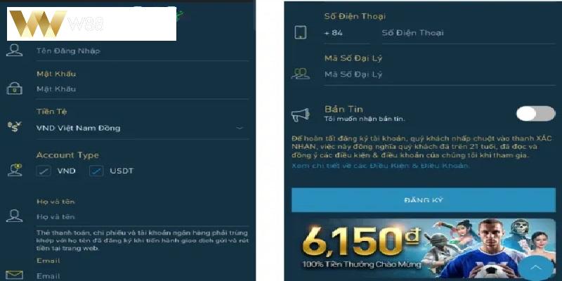 Cược thủ cần đáp ứng các điều kiện cơ bản để đăng nhập W88